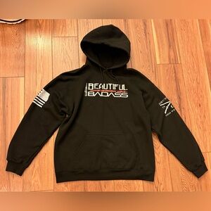 Grunt Style Black 'Beautiful Badass' Hoodie
